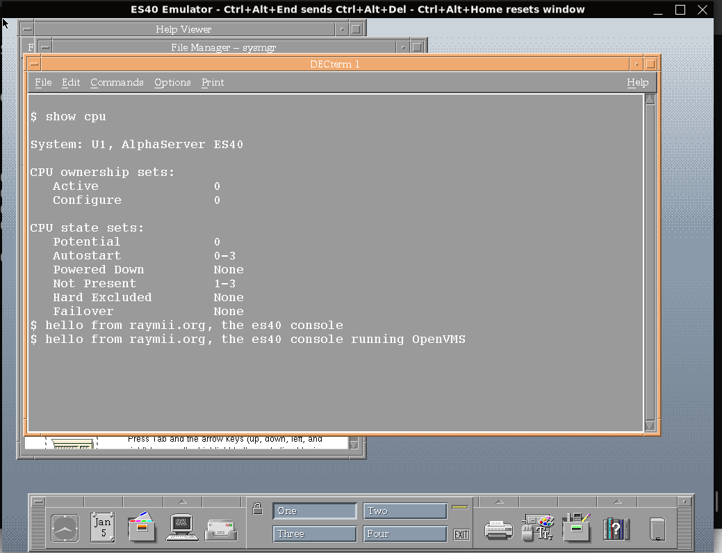 openvms desktop
