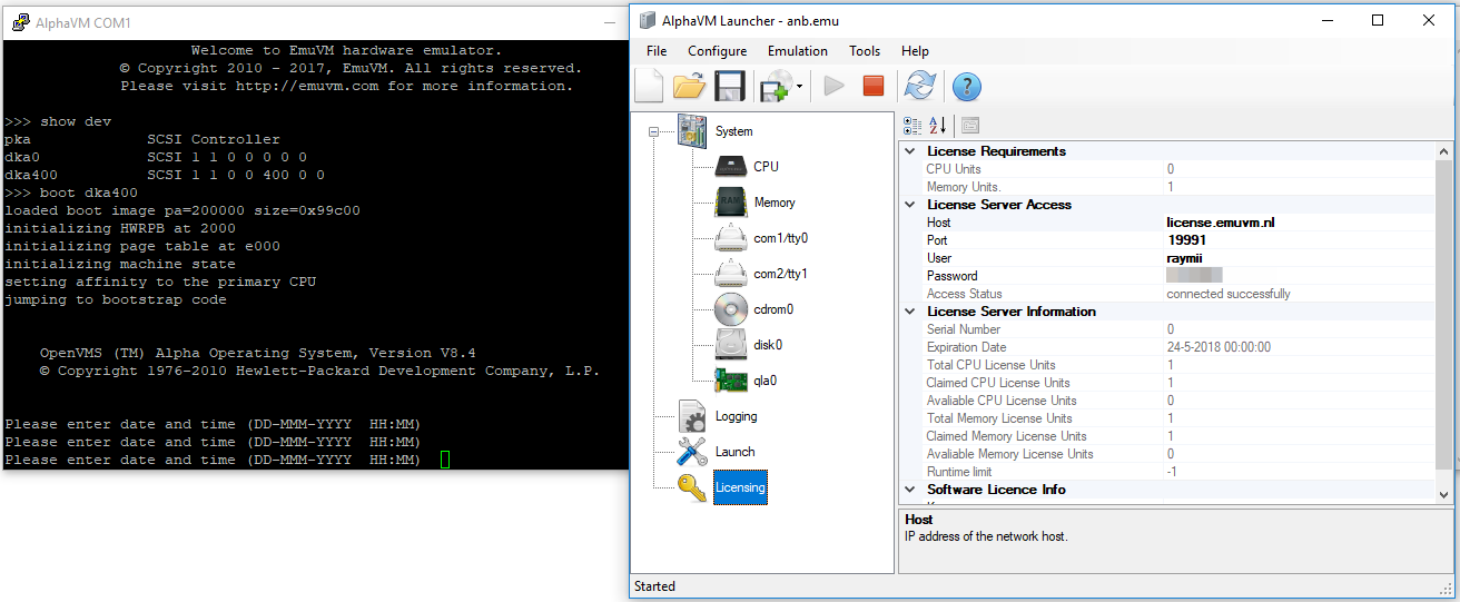 Virtual usb multikey running but not emulating