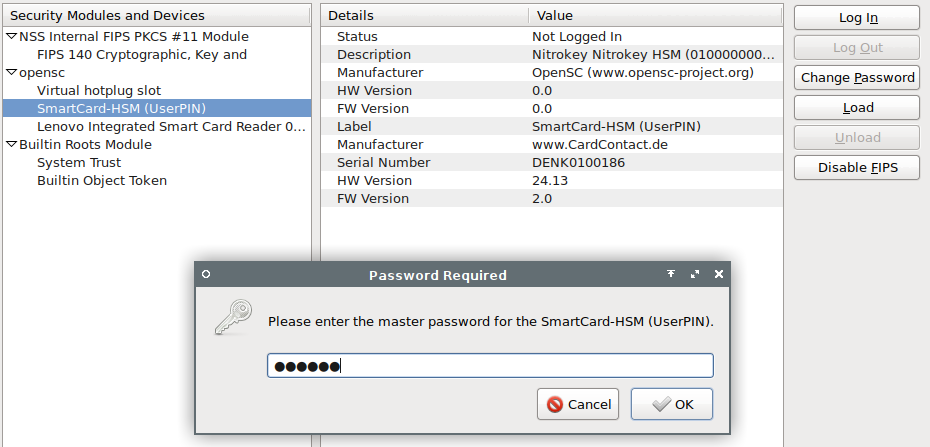 Openssl pkcs11 example